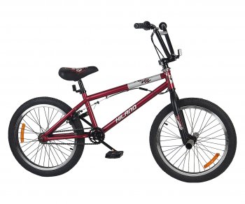 15 849 р. Велосипед 20 1-ск. BMX бордовый HILAND HILAND t21b603 b HILAND t21b603 b  с доставкой в г. Майкоп. Увеличить фотографию 8