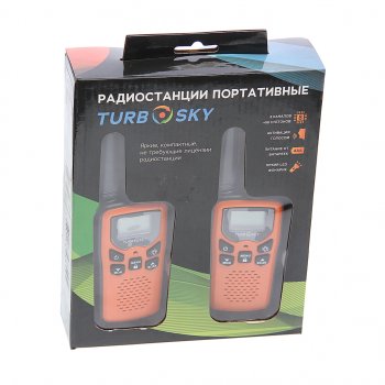 2 889 р. Рация 2шт. TURBOSKY TURBOSKY t 25 orange  с доставкой в г. Майкоп. Увеличить фотографию 3
