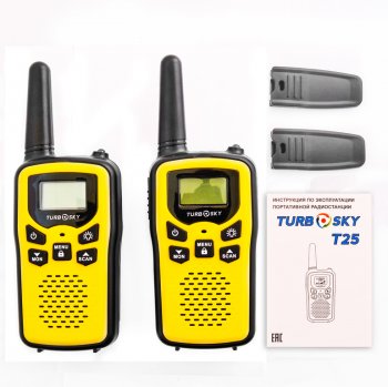 2 799 р. Рация 2шт. TURBOSKY TURBOSKY t 25 yellow TURBOSKY t 25 yellow  с доставкой в г. Майкоп. Увеличить фотографию 6