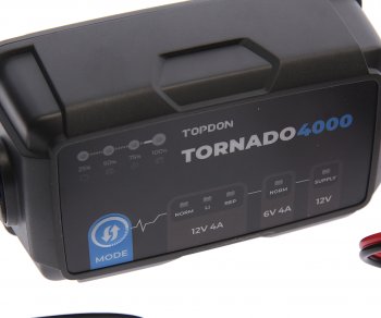 6 749 р. Устройство зарядное 6-12V 4А 150Ач (автомат) IP 65 TOPDON TOPDON t4000  с доставкой в г. Майкоп. Увеличить фотографию 2