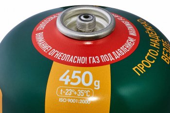 679 р. Газ бутан 450г резьбовой (всесезонный) Standard TOURIST TOURIST tbr-450  с доставкой в г. Майкоп. Увеличить фотографию 2