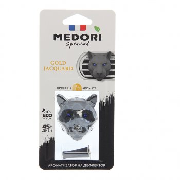 241 р. Ароматизатор на дефлектор керамика ПАНТЕРА 3D Gold Jacquard (Versace Eau Fraiche) 36г MEDORI MEDORI tc-2036  с доставкой в г. Майкоп. Увеличить фотографию 1