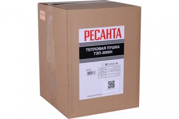 4 899 р. Пушка тепловая 3.0кВт 300куб.мч электрическая РЕСАНТА РЕСАНТА тэп-3000н (компактная)  с доставкой в г. Майкоп. Увеличить фотографию 13