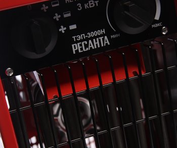 4 899 р. Пушка тепловая 3.0кВт 300куб.мч электрическая РЕСАНТА РЕСАНТА тэп-3000н (компактная)  с доставкой в г. Майкоп. Увеличить фотографию 4