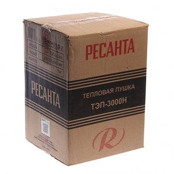 4 899 р. Пушка тепловая 3.0кВт 300куб.мч электрическая РЕСАНТА РЕСАНТА тэп-3000н (компактная)  с доставкой в г. Майкоп. Увеличить фотографию 5