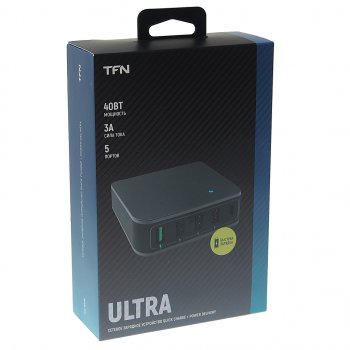 2 059 р. Устройство зарядное в розетку 5 USB TFN TFN tfn-wc06  с доставкой в г. Майкоп. Увеличить фотографию 3