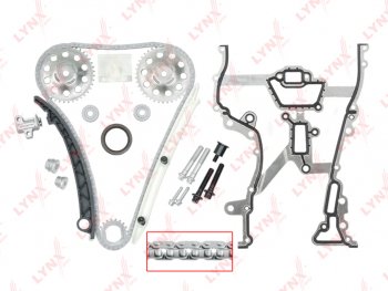 11 599 р. Комплект цепи ГРМ OPEL Astra H (1.4) (цепь+башмак+2 успок+натяж+3 звез+прокл кр ГРМ+сальник) LYNX LYNX tk0010  с доставкой в г. Майкоп. Увеличить фотографию 1