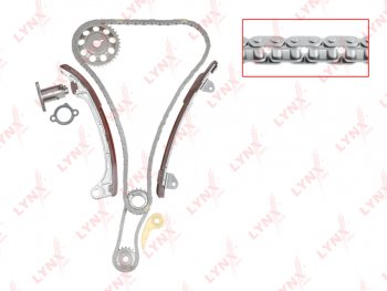16 499 р. Комплект цепи ГРМ TOYOTA Avensis (2.02.4) (2 цепи+башмак натяж+2 успокоит+натяж+3 звезды) LYNX LYNX tk0059  с доставкой в г. Майкоп. Увеличить фотографию 1