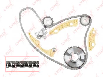 8 349 р. Комплект цепи ГРМ OPEL Astra G (2.2) (1 цепь+башмак натяж+2 успокоит+натяж+3 звезды) LYNX LYNX tk0184  с доставкой в г. Майкоп. Увеличить фотографию 7
