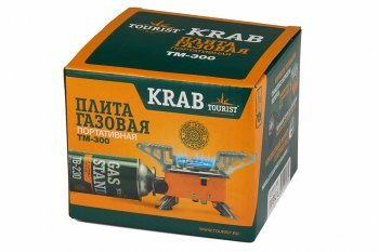 789 р. Плита газовая портативная Krab TOURIST TOURIST tm-300  с доставкой в г. Майкоп. Увеличить фотографию 6