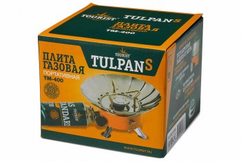 1 069 р. Плита газовая портативная лепестковая ветрозащитная Tulpan-S TOURIST TOURIST tm-400  с доставкой в г. Майкоп. Увеличить фотографию 5