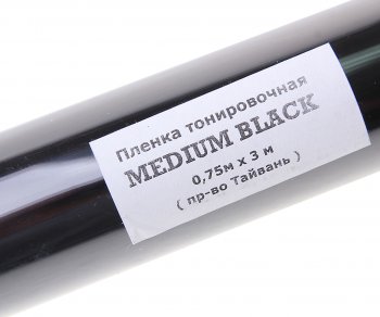 649 р. Пленка тонировочная 15% 0.75х3м Medium Black TOP COLOR TOP-TIP topcolor  с доставкой в г. Майкоп. Увеличить фотографию 2