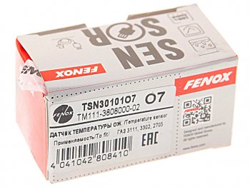 295 р. Датчик температуры ГАЗ,ЗИЛ,УАЗ охлаждающей жидкости FENOX FENOX tsn30101o7 FENOX tsn30101o7  с доставкой в г. Майкоп. Увеличить фотографию 3