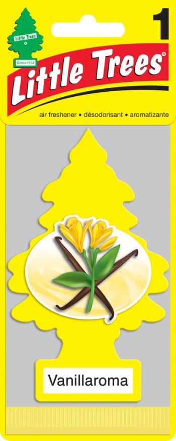 141 р. Ароматизатор подвесной пластина (ваниль) Елочка CAR FRESHNER CAR FRESHNER u1p-10105-russ  с доставкой в г. Майкоп. Увеличить фотографию 1