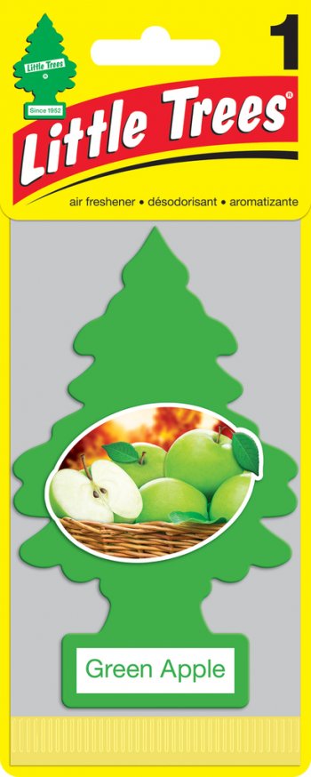 159 р. Ароматизатор подвесной пластина (яблоко зеленое) Елочка CAR FRESHNER CAR FRESHNER u1p-10316-russ  с доставкой в г. Майкоп. Увеличить фотографию 1