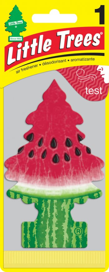 159 р. Ароматизатор подвесной пластина (арбуз) Елочка CAR FRESHNER CAR FRESHNER u1p-10320-russ  с доставкой в г. Майкоп. Увеличить фотографию 1