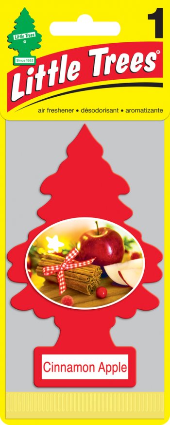 159 р. Ароматизатор подвесной пластина (яблоко и корица) Елочка CAR FRESHNER CAR FRESHNER u1p-10338-russ  с доставкой в г. Майкоп. Увеличить фотографию 1