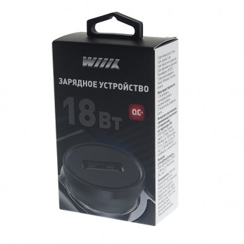 399 р. Устройство зарядное в прикуриватель 1USB 12V Quick Charge WIIIX WIIIX ucc-1-11  с доставкой в г. Майкоп. Увеличить фотографию 3