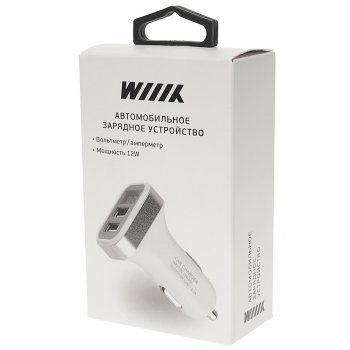 489 р. Устройство зарядное в прикуриватель 2USB 12V WIIIX WIIIX ucc-2-26-vm-w WIIIX ucc-2-26-vm-w  с доставкой в г. Майкоп. Увеличить фотографию 3