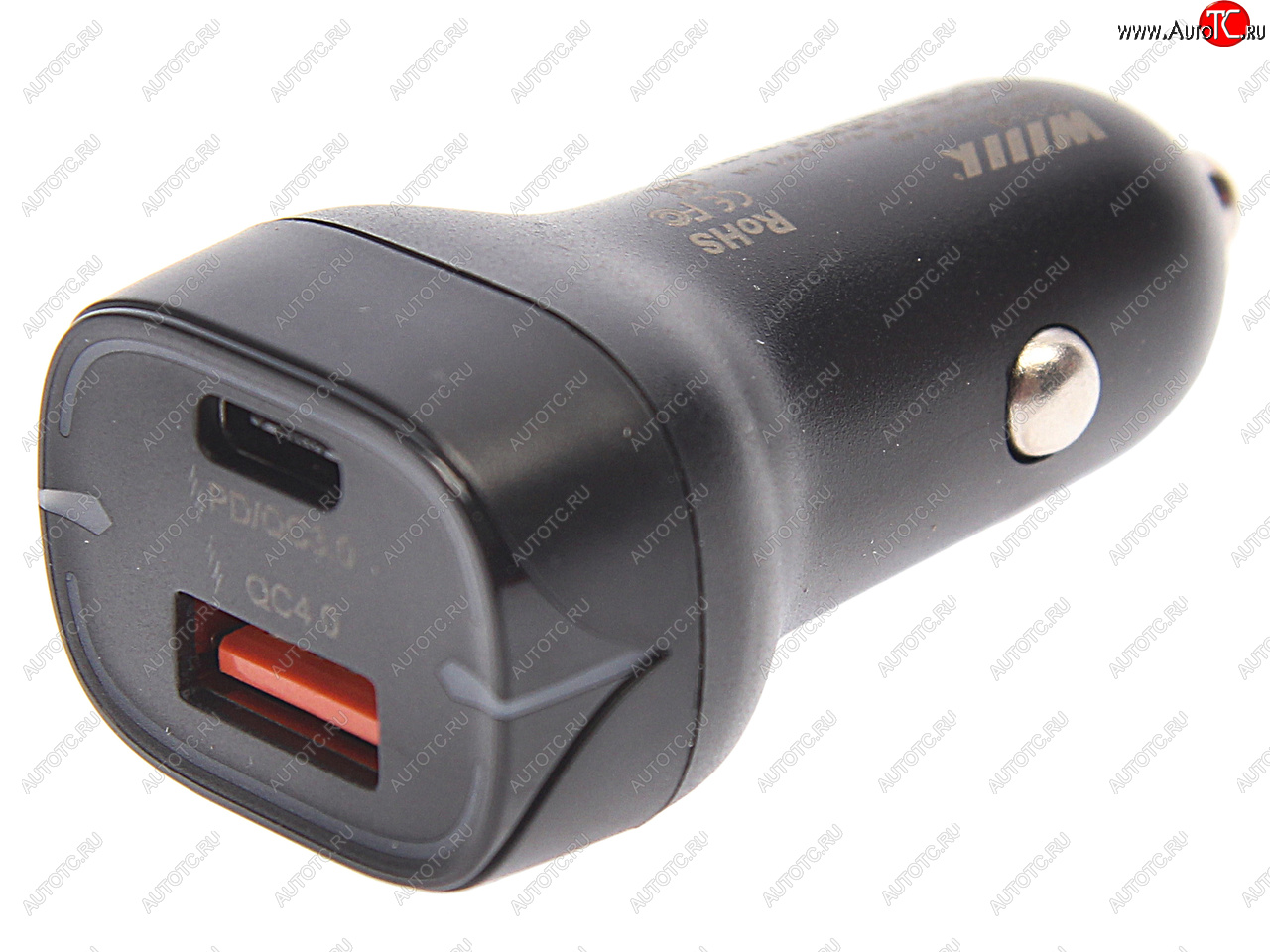 869 р. Устройство зарядное в прикуриватель 1USB + 1 Type C 12V WIIIX WIIIX ucc-7-2-08  с доставкой в г. Майкоп