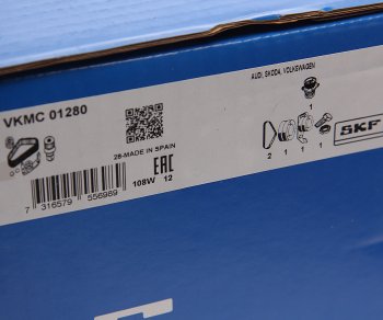 21 499 р. Комплект ГРМ AUDI A3 SEAT Ibiza с насосом водяным SKF SKF vkmc01280 SKF vkmc01280  с доставкой в г. Майкоп. Увеличить фотографию 6