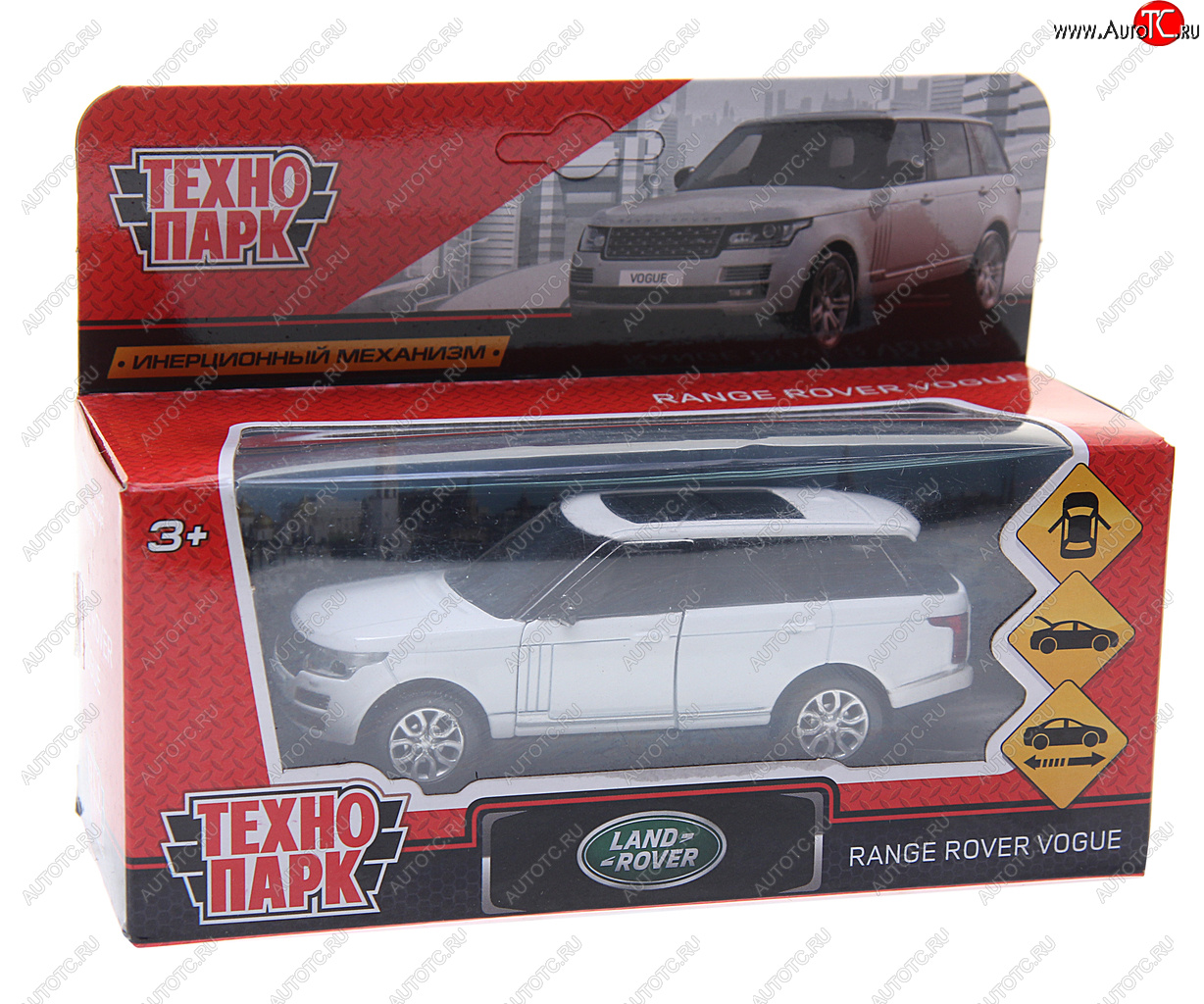 819 р. Модель автомобиля RANGE ROVER металлическая ТЕХНОПАРК ТЕХНОПАРК vogue-wt  с доставкой в г. Майкоп