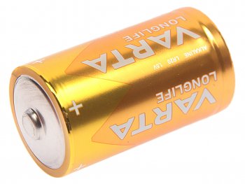 359 р. Батарейка D LR20 1.5V блистер 2шт. (цена за 1шт.) Alkaline Longlife VARTA VARTA vrt-lr20lбл  с доставкой в г. Майкоп. Увеличить фотографию 2