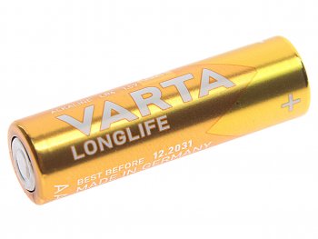 107 р. Батарейка AA LR6 1.5V блистер 4шт. (цена за 1шт.) Alkaline Longlife VARTA VARTA vrt-lr6l(4)бл  с доставкой в г. Майкоп. Увеличить фотографию 1