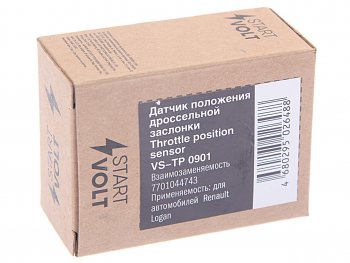 399 р. Датчик положения заслонки дроссельной RENAULT Logan (1.41.6) STARTVOLT STARTVOLT vs-tp0901  с доставкой в г. Майкоп. Увеличить фотографию 3