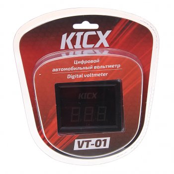 829 р. Вольтметр KICX KICX vt01 voltmeter  с доставкой в г. Майкоп. Увеличить фотографию 1