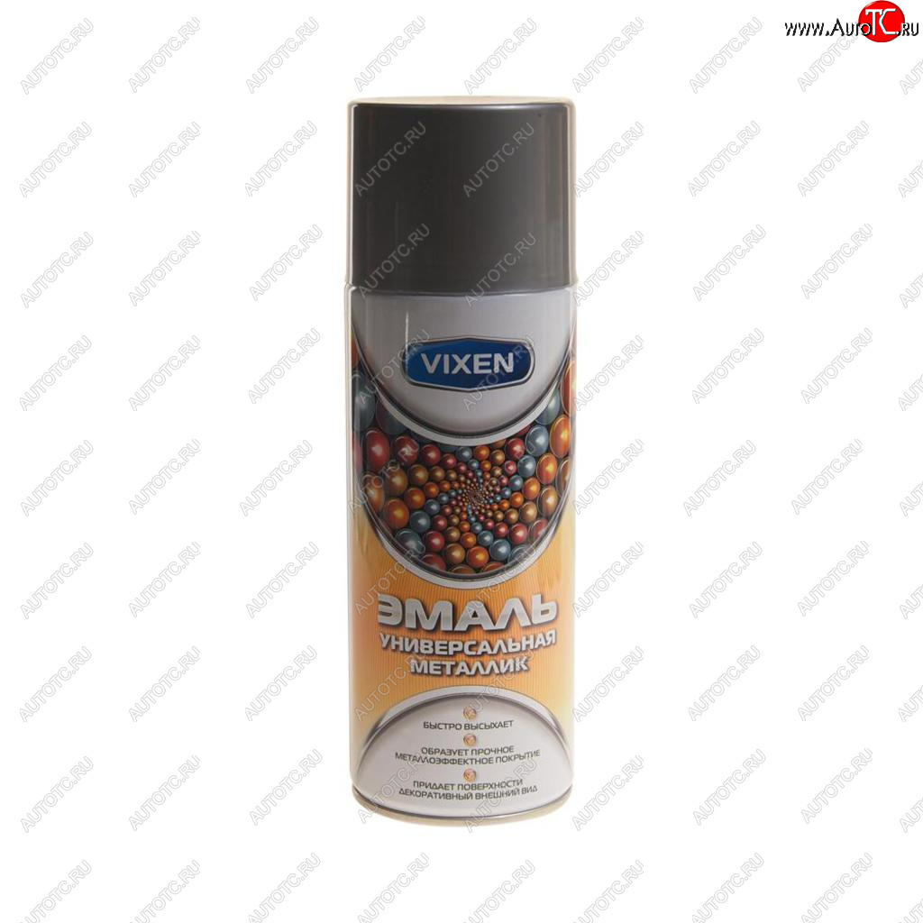 329 р. Краска серебро металлик аэрозоль 520мл VIXEN VIXEN vx-19120  с доставкой в г. Майкоп