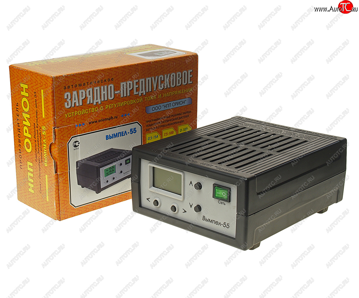 9 449 р. Устройство зарядное 6-12V 15A 220V (автомат) Вымпел 55 ОРИОН ОРИОН вымпел-55  с доставкой в г. Майкоп