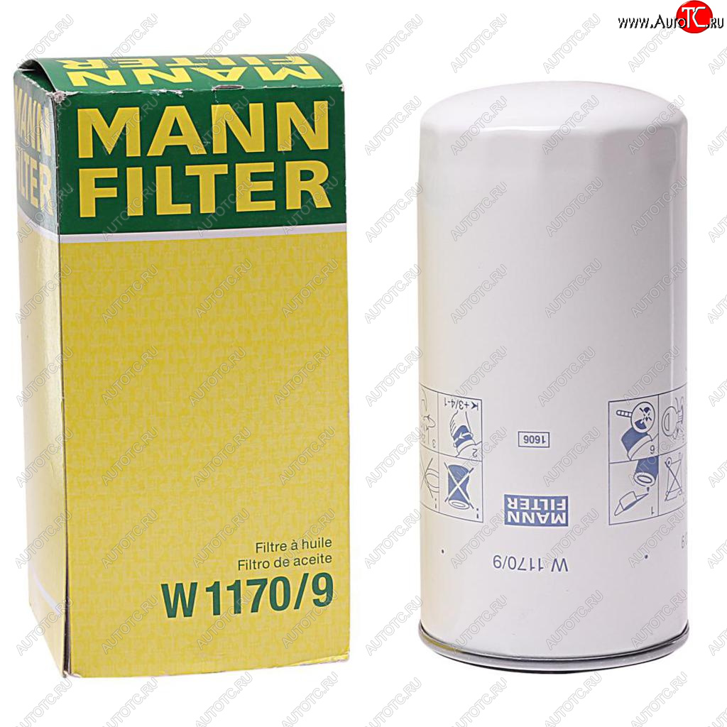 2 349 р. Фильтр масляный FORD Cargo (04-) MANN MANN w11709  с доставкой в г. Майкоп