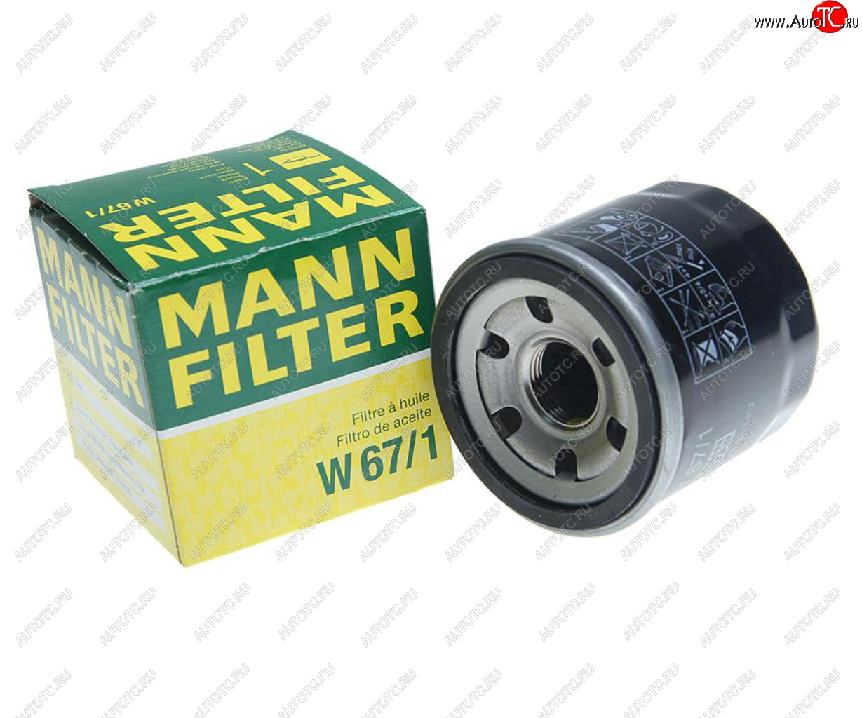 629 р. Фильтр масляный KIA MAZDA NISSAN RENAULT MANN MANN w671  с доставкой в г. Майкоп