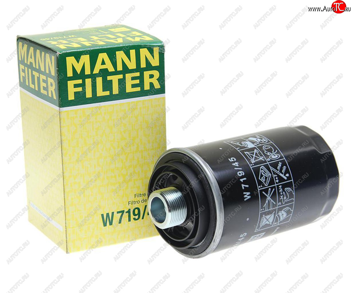639 р. Фильтр масляный VW AUDI SEAT SKODA (1.82.0 TSITFSI) (04-) MANN MANN w71945  с доставкой в г. Майкоп