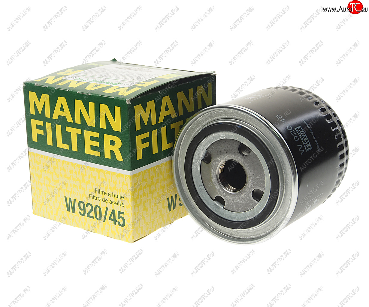 959 р. Фильтр масляный FORD Mondeo 1,2,3 (94-04-) MAZDA MPV 2 (99-02),Tribute (00-) MANN MANN w92045  с доставкой в г. Майкоп