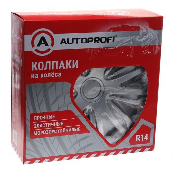 2 659 р. Колпак колеса R-14 металлик AUTOPROFI комплект 4шт. AUTOPROFI wc-2010 silver (14) AUTOPROFI wc-2010 silver (14)  с доставкой в г. Майкоп. Увеличить фотографию 3