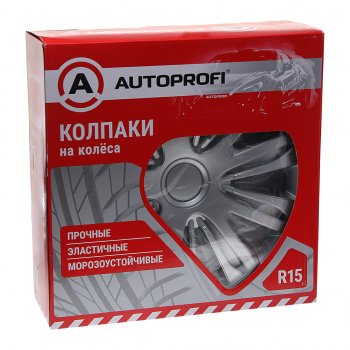 3 099 р. Колпак колеса R-15 металлик AUTOPROFI комплект 4шт. AUTOPROFI wc-2010 silver (15) AUTOPROFI wc-2010 silver (15)  с доставкой в г. Майкоп. Увеличить фотографию 3