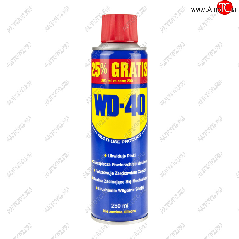 749 р. Смазка универсальная проникающая 250мл аэрозоль WD-40 WD-40 wd00025  с доставкой в г. Майкоп