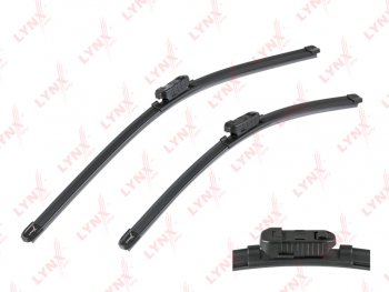 1 189 р. Щетка стеклоочистителя 600480мм бескаркасная комплект LYNX LYNX xf6048p  с доставкой в г. Майкоп. Увеличить фотографию 1