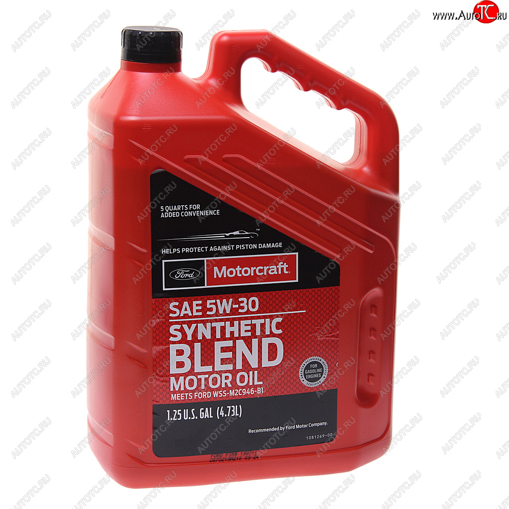 6 299 р. Масло моторное FORD 5W30 псинт.4.73л MOTORCRAFT FORD xo-5w30-5q3sp  с доставкой в г. Майкоп