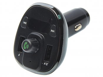 1 129 р. Устройство зарядное в прикуриватель с трансмиттером (bluetooth,hands free) черное XO XO xo-bcc05 black  с доставкой в г. Майкоп. Увеличить фотографию 1