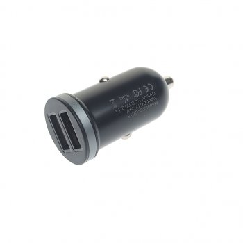 319 р. Устройство зарядное в прикуриватель 2USB 12V черное XO XO xo-cc18dua black  с доставкой в г. Майкоп. Увеличить фотографию 3