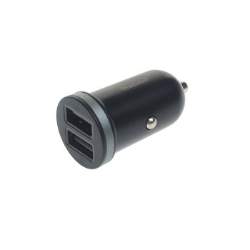 319 р. Устройство зарядное в прикуриватель 2USB 12V черное XO XO xo-cc18dua black  с доставкой в г. Майкоп. Увеличить фотографию 1