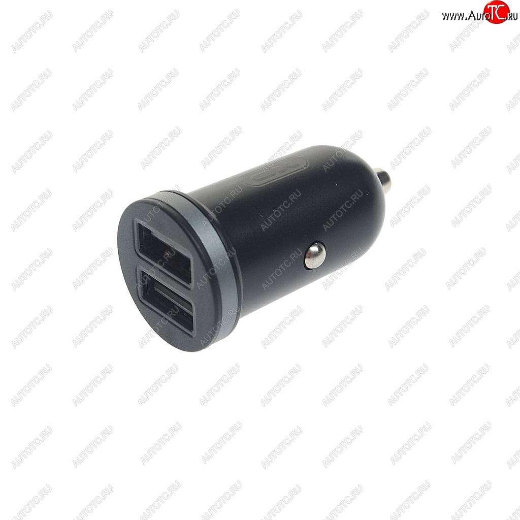 319 р. Устройство зарядное в прикуриватель 2USB 12V черное XO XO xo-cc18dua black  с доставкой в г. Майкоп