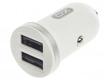 369 р. Устройство зарядное в прикуриватель 2USB 12V белое XO XO xo-cc18dua white  с доставкой в г. Майкоп. Увеличить фотографию 1