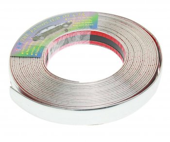181 р. Молдинг самоклеющийся 35мм серебряный 1м NO NAME yh-135 (jl-135) silver  с доставкой в г. Майкоп. Увеличить фотографию 1