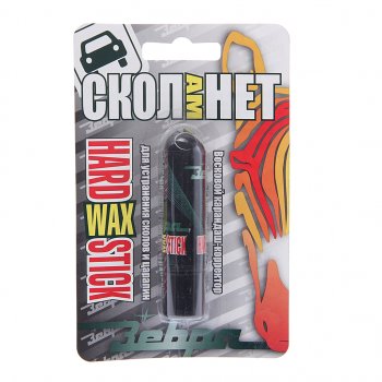 104 р. Карандаш восковой белый блистер HardWAX Stick ЗЕБРА ЗЕБРА z-1426  с доставкой в г. Майкоп. Увеличить фотографию 1