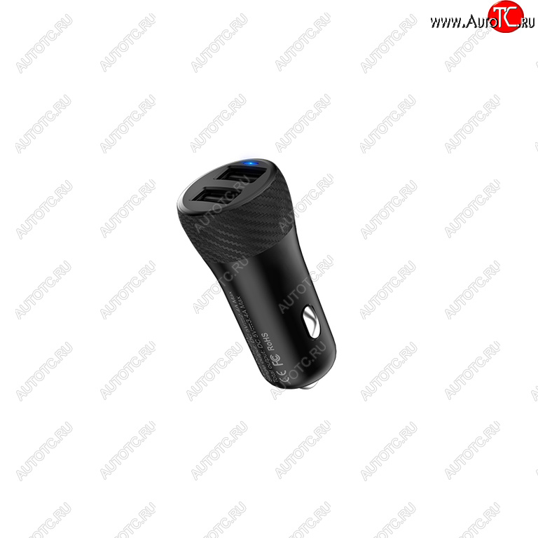 559 р. Устройство зарядное в прикуриватель 2USB 12V HOCO HOCO z21 black HOCO z21 black  с доставкой в г. Майкоп