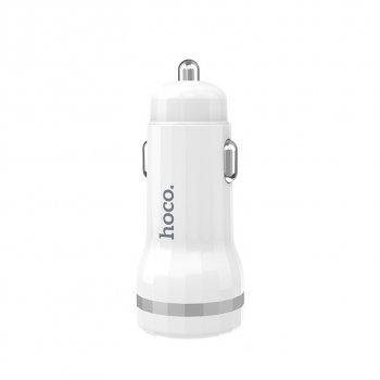 459 р. Устройство зарядное в прикуриватель 2USB 12V HOCO HOCO z27 white  с доставкой в г. Майкоп. Увеличить фотографию 3